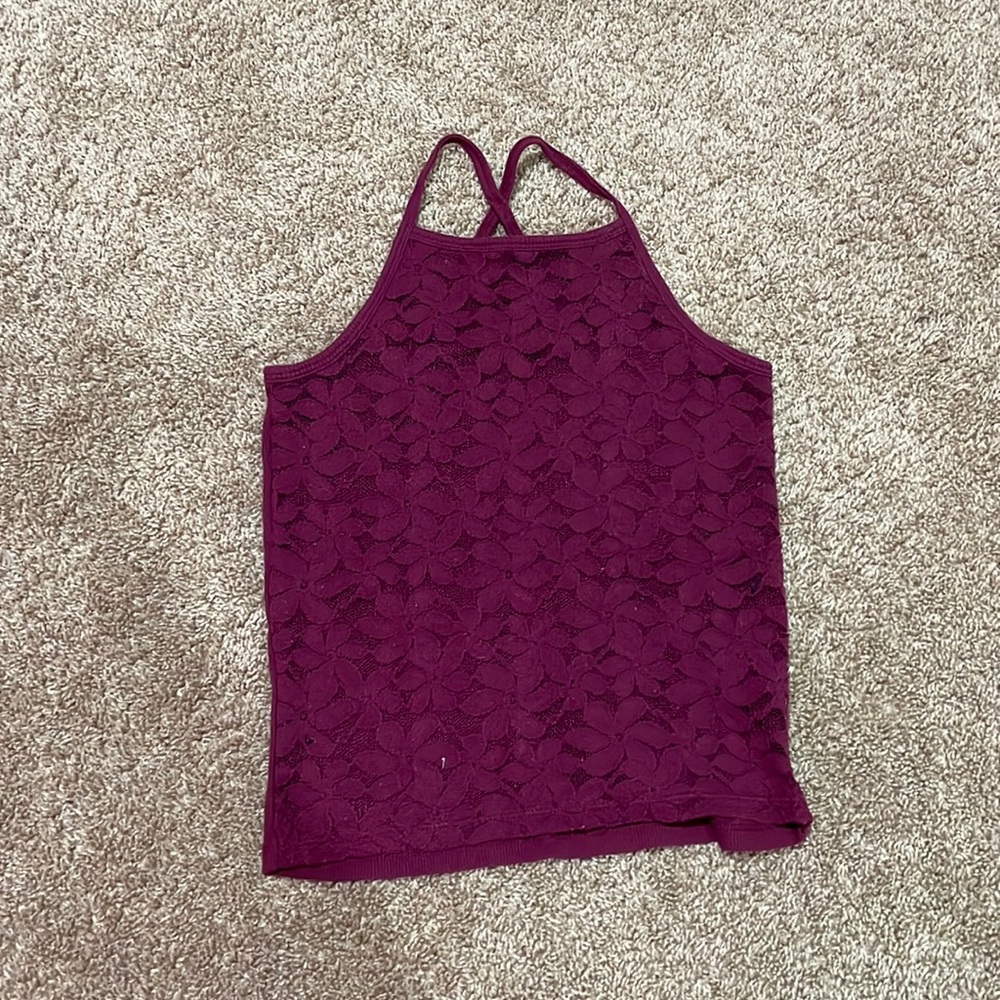 purple lace tank too